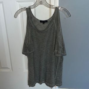 Cut out sleeve shirt